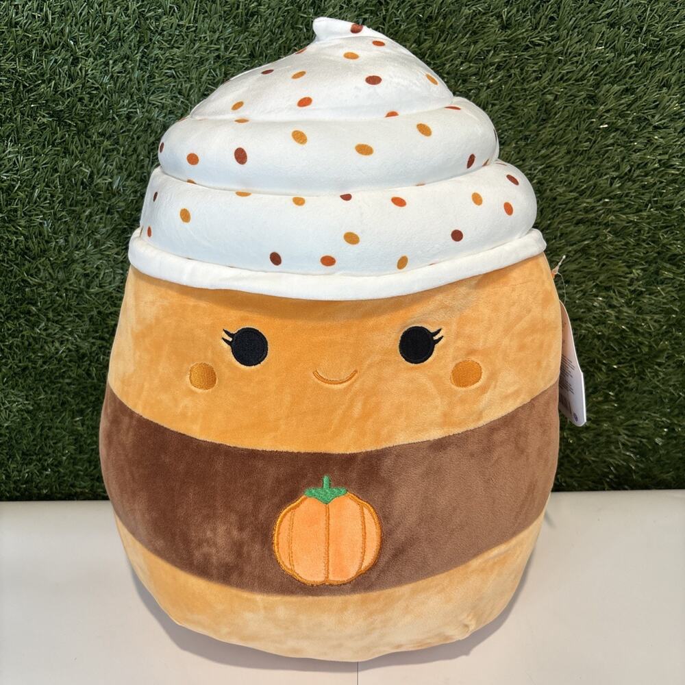 2021 Squishmallow 17” PAISLYNN PUMPKIN SPICE LATTE WALGREENS EXCLUSIVE NWT